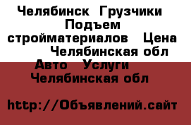 Челябинск. Грузчики. Подъем стройматериалов › Цена ­ 250 - Челябинская обл. Авто » Услуги   . Челябинская обл.